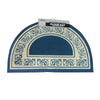 Newton Half Moon Floor Mat 50 x 80cm Blue - Harrogates