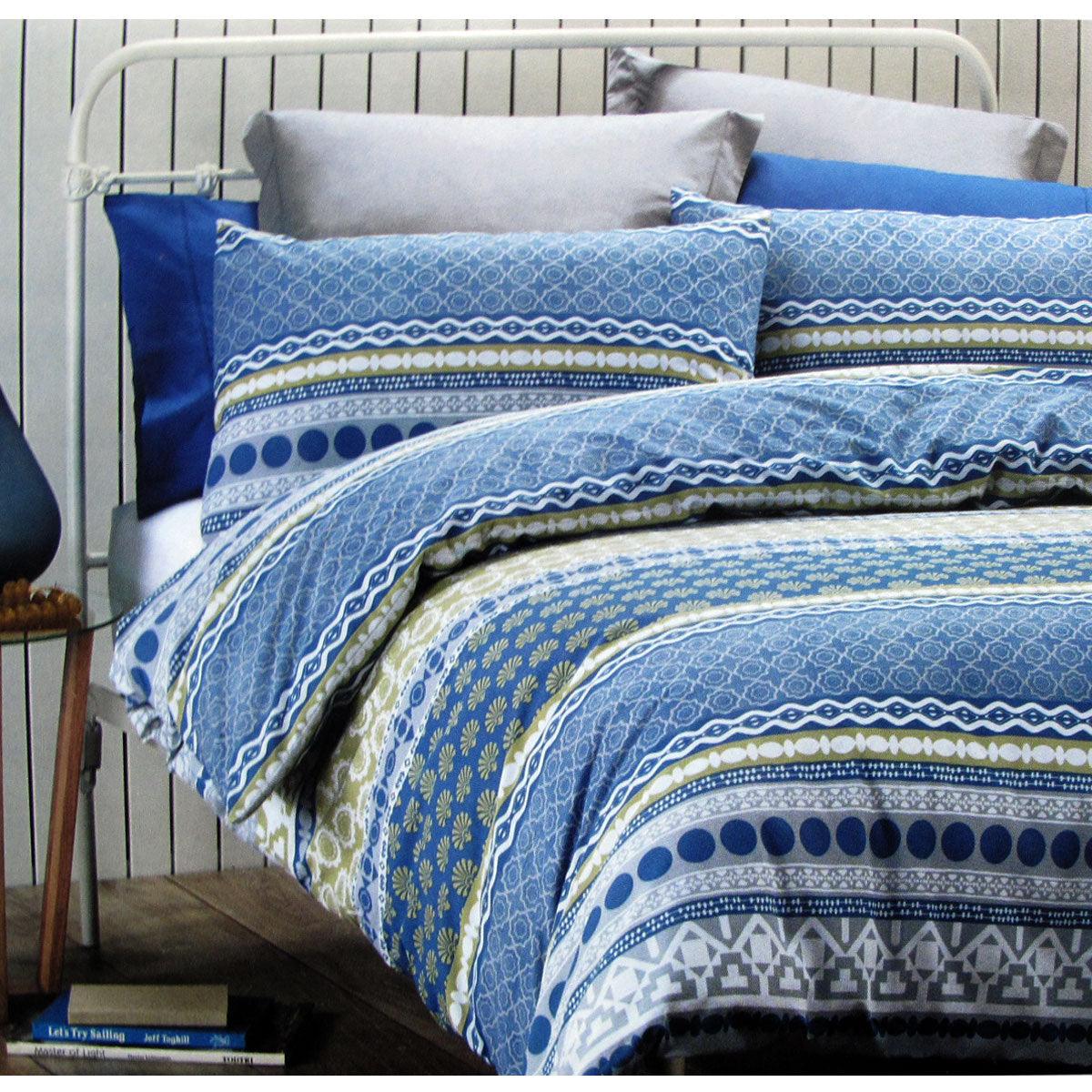 Belmondo Angelique Easy Care Quilt Cover Set Queen - Harrogates