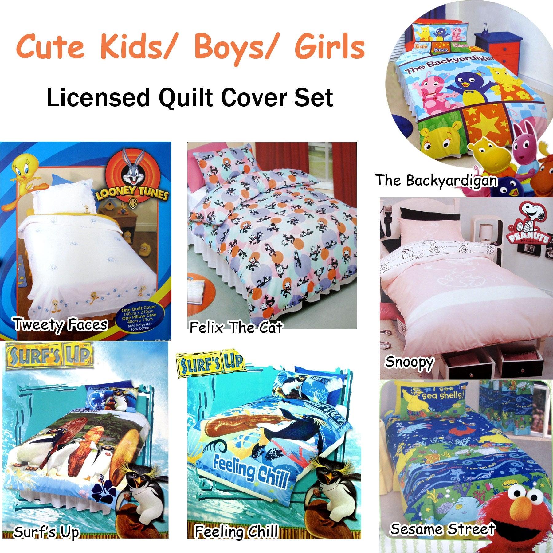 Felix The Cat Quilt Cover Set Single - Harrogates