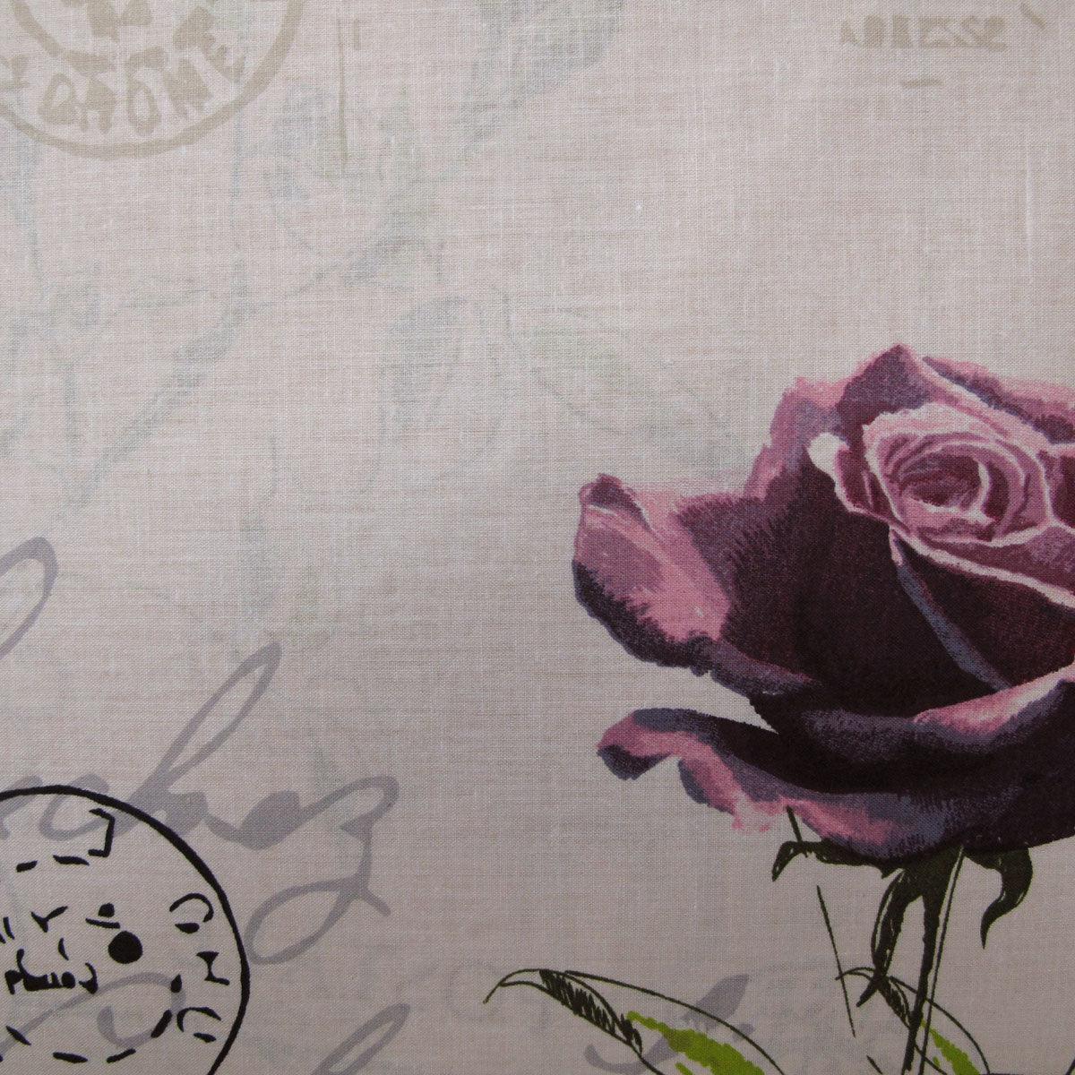 Belmondo French Rose Easy Care Quilt Cover Set Queen - Harrogates