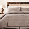 Weaves Coffee Easy Care Quilt Cover Set Double - Harrogates