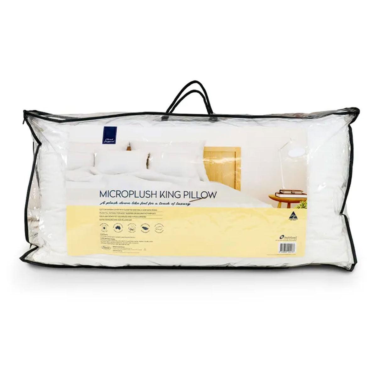 Easyrest Cloud Support Microplush King Pillow 50 x 90 x 24 cm - Harrogates