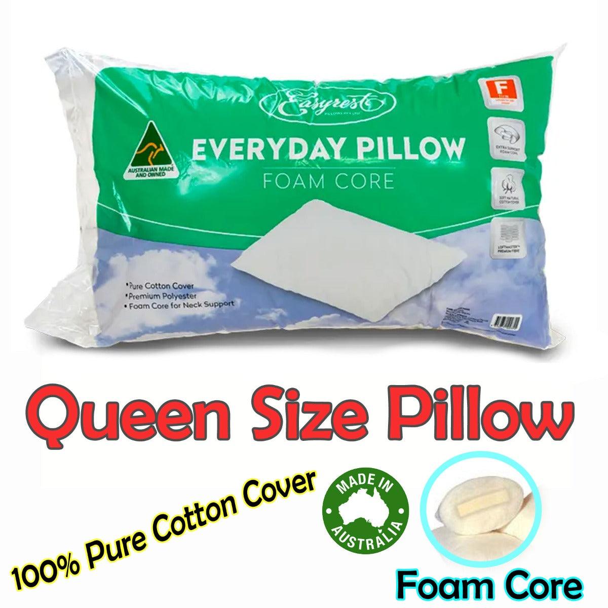 Easyrest Everyday Foam Cored Queen Sized Pillow - Harrogates