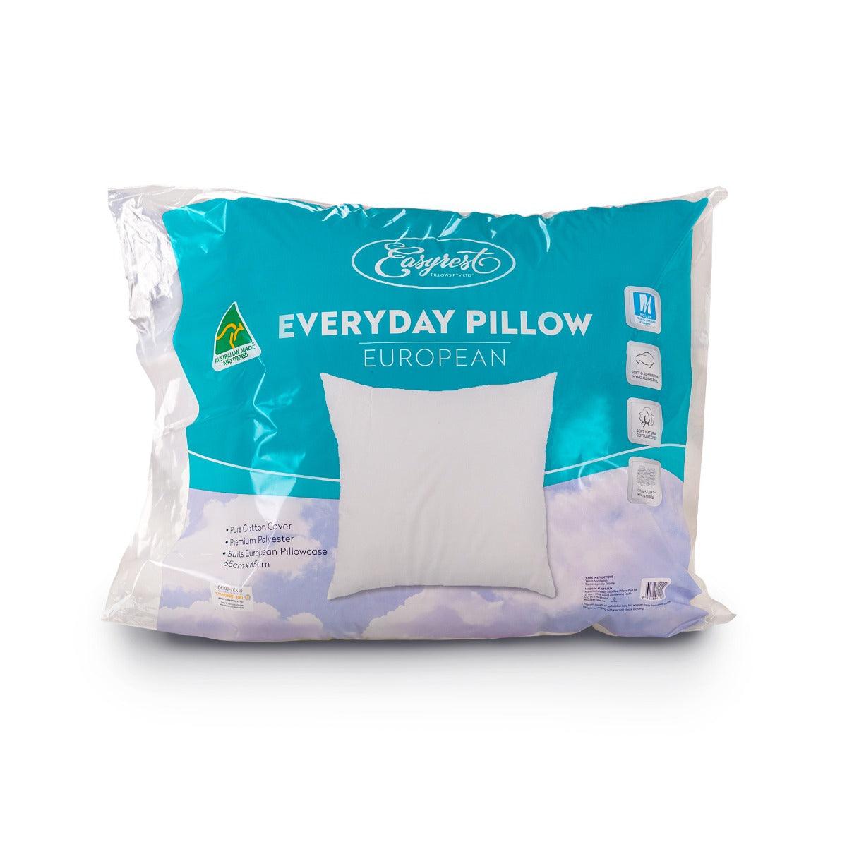 Easyrest Australian Made Everyday European Pillow - Harrogates