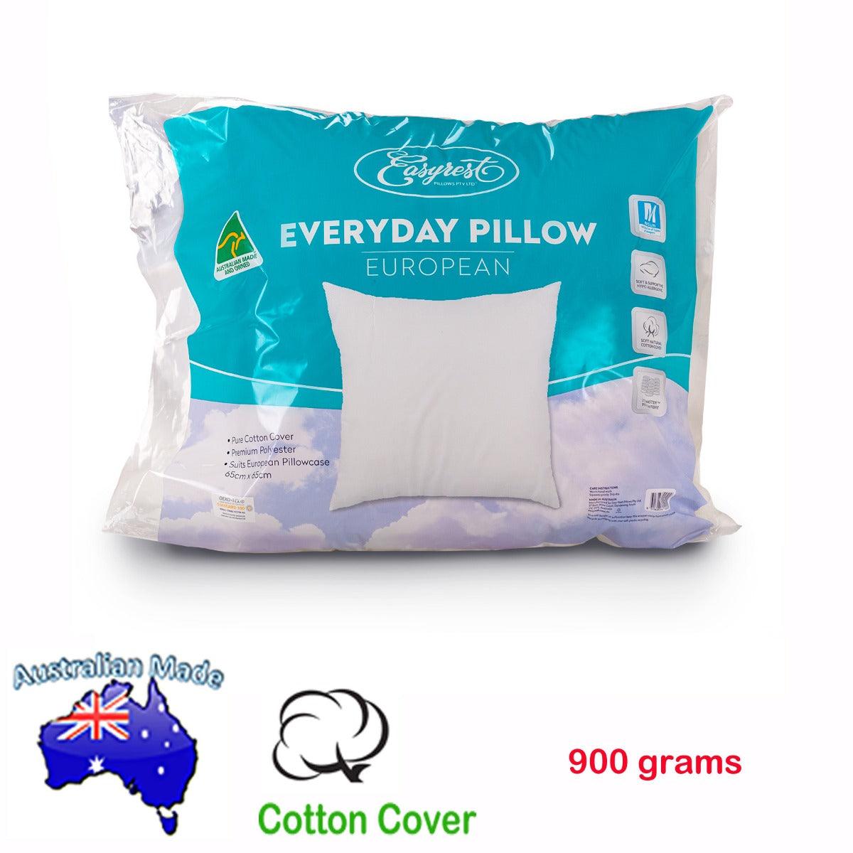 Easyrest Australian Made Everyday European Pillow - Harrogates