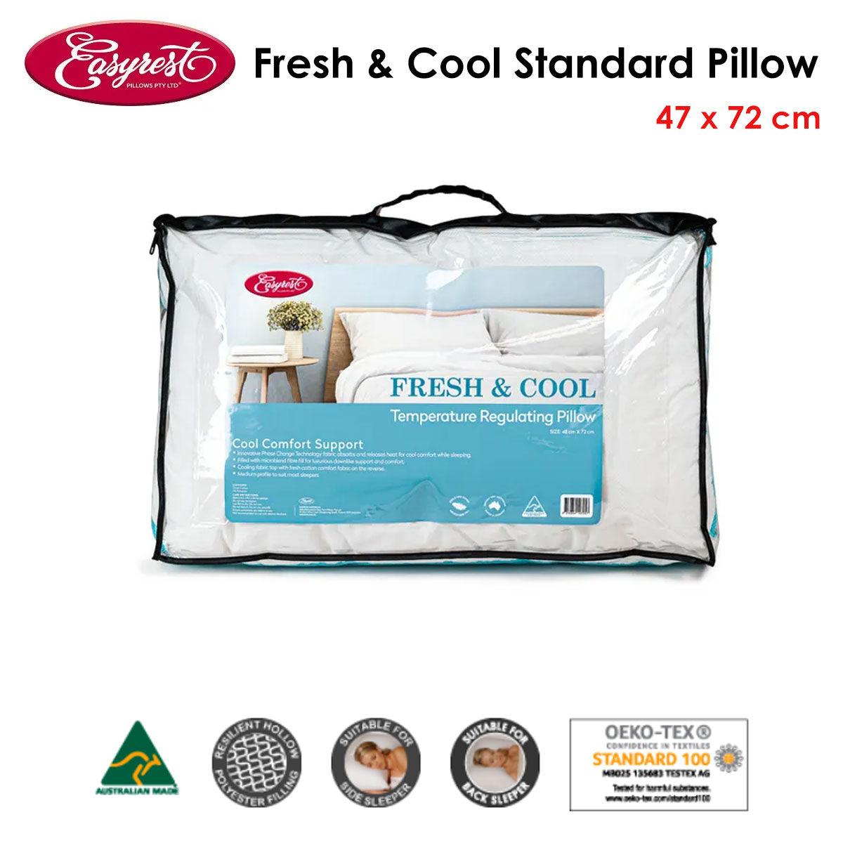Easyrest Fresh and Cool Standard Pillow 47 x 72 cm - Harrogates