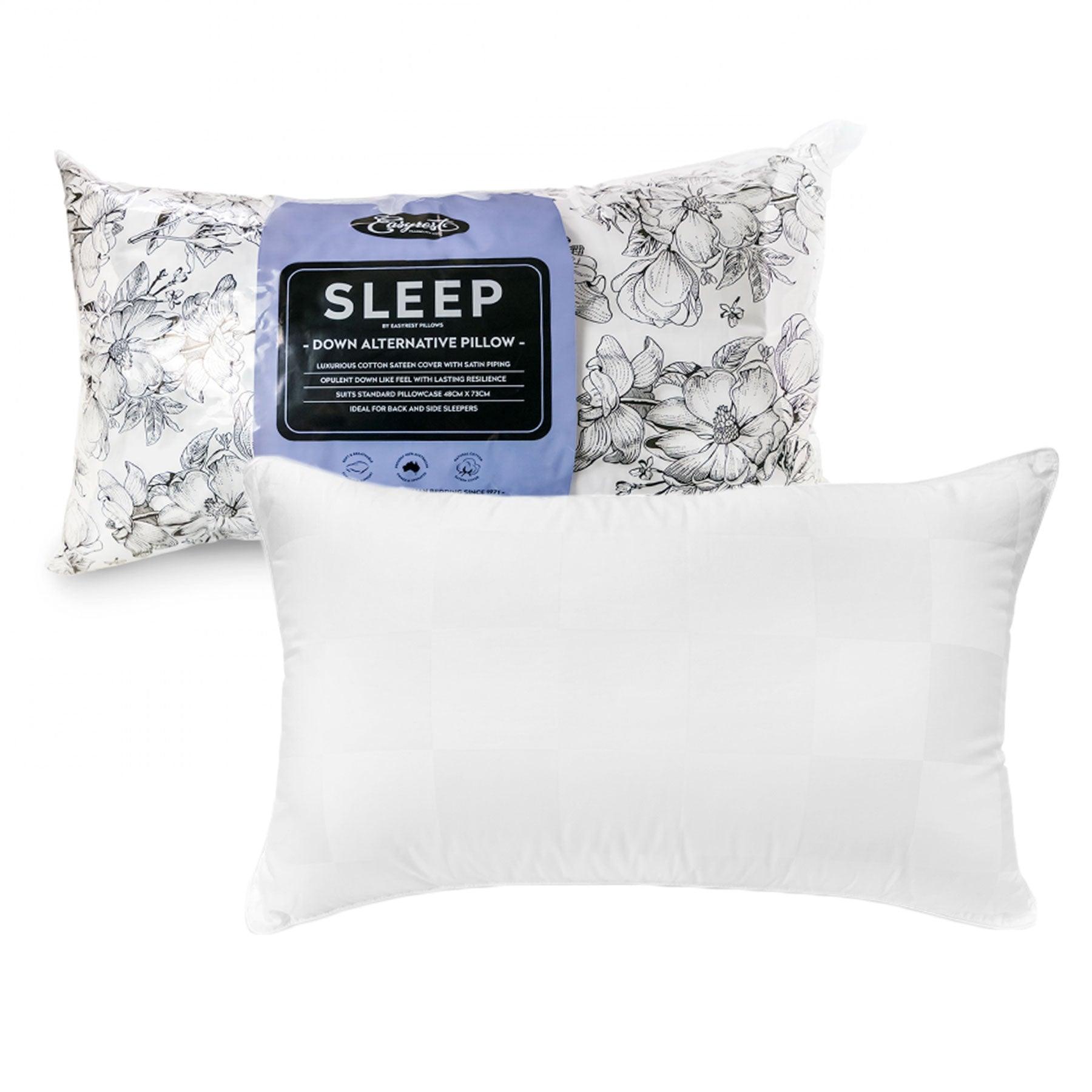Easyrest Sleep Down Alternative Standard Pillow Suits Back Sleeper - Harrogates