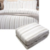 Brighton Road Regatta Stone Quilted Quilt Cover Set Queen - Harrogates