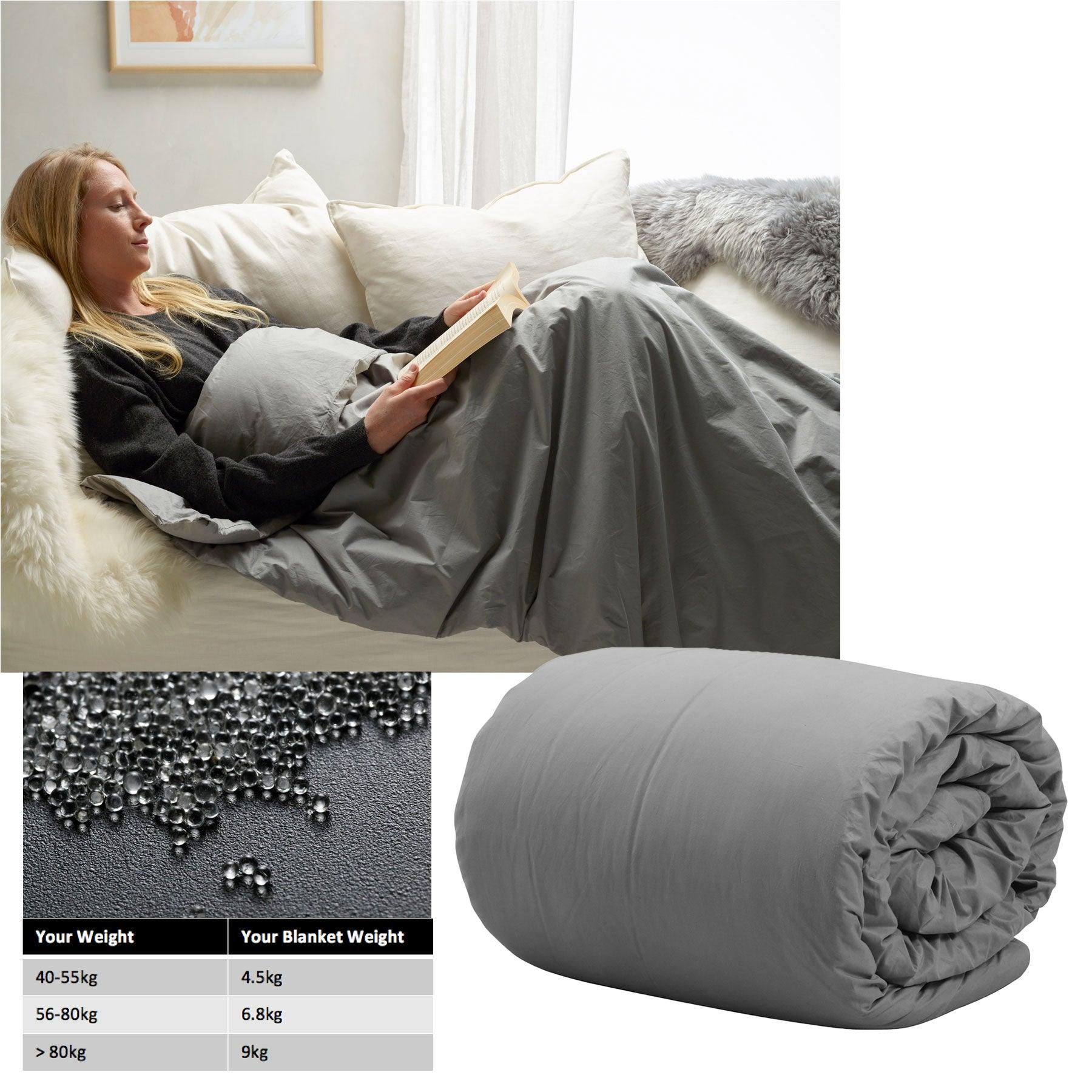 Accessorize Weighted Calming Blanket 9kg Single - Harrogates