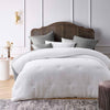 Accessorize Dotty Clip White 3 Piece Jacquard Comforter Set Queen - Harrogates