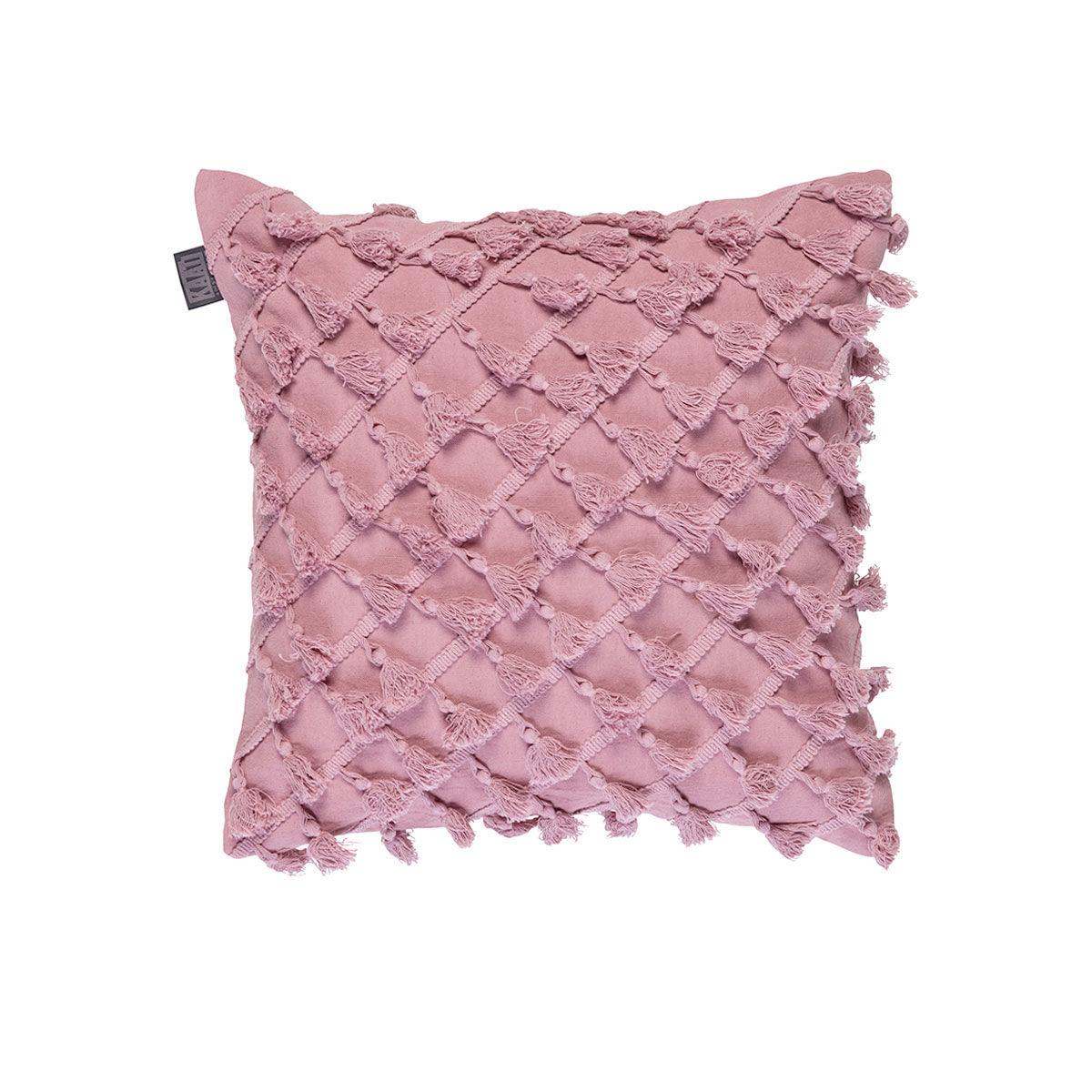 Bedding House Dondi Pink Luxury Cotton Filled Cushion - Harrogates