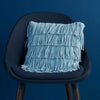 Bedding House Flapper Light Blue Filled Square Cushion - Harrogates