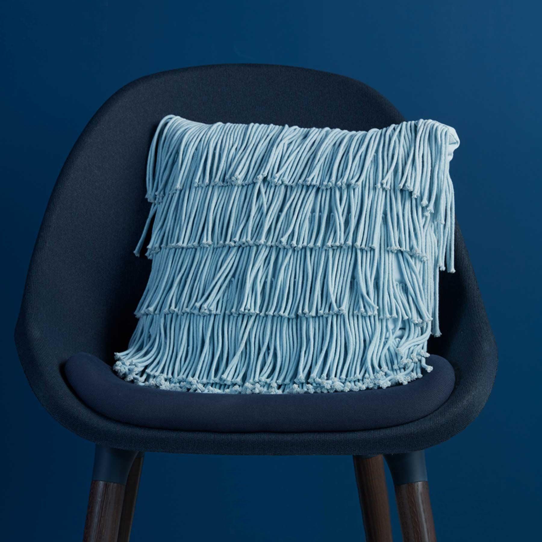 Bedding House Flapper Light Blue Filled Square Cushion - Harrogates