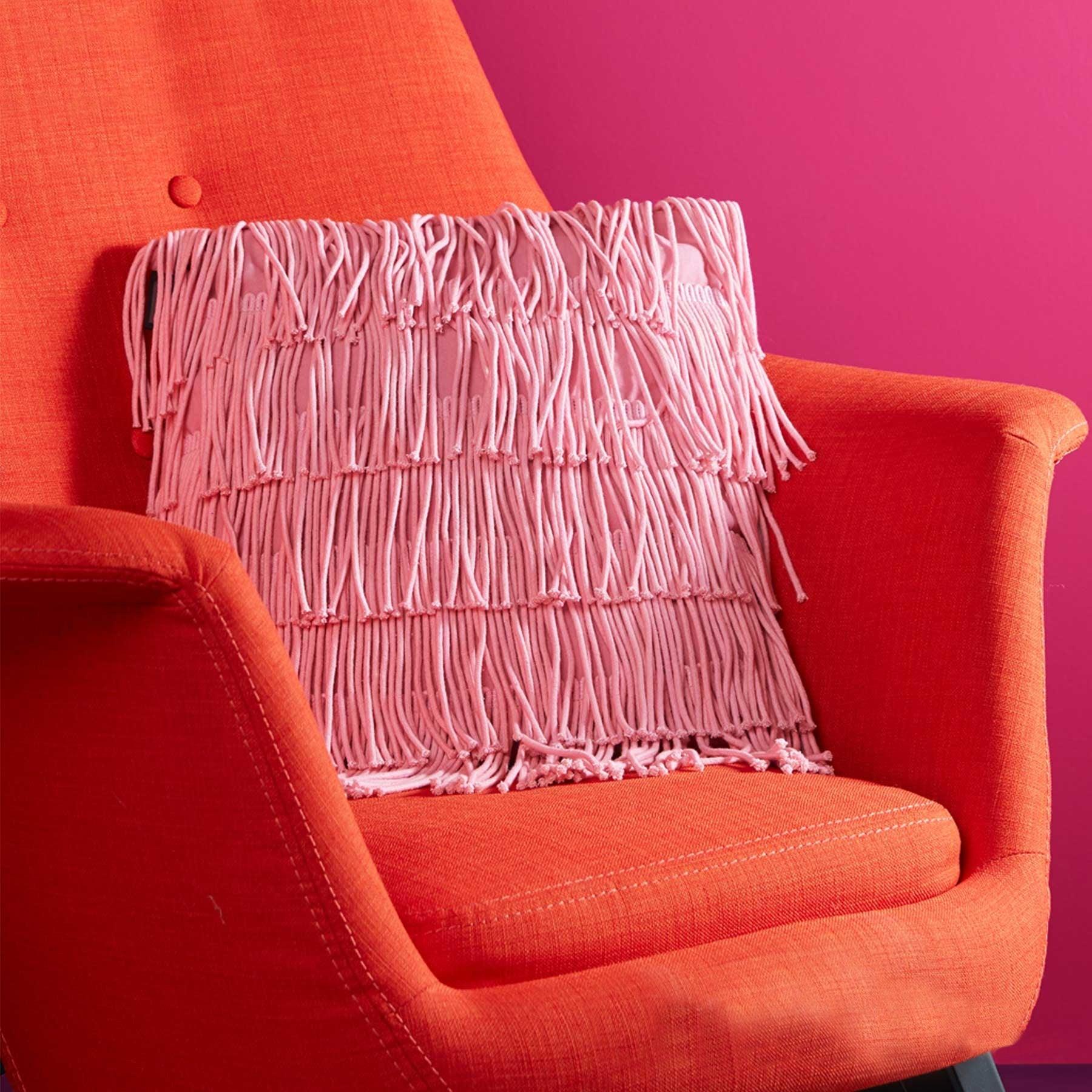 Bedding House Flapper Pink Filled Square Cushion - Harrogates