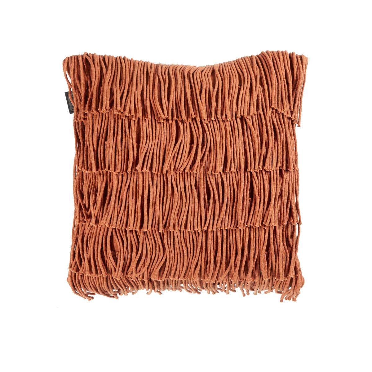 Bedding House Flapper Applique Filled Square Cushion - Terra - Harrogates