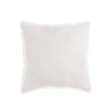 Vintage Design Homewares White French Linen Filled Cushion Square - 55cm x 55cm - Harrogates