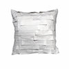 Accessorize Pleats White 45x45 cm Square Filled Cushion - Harrogates