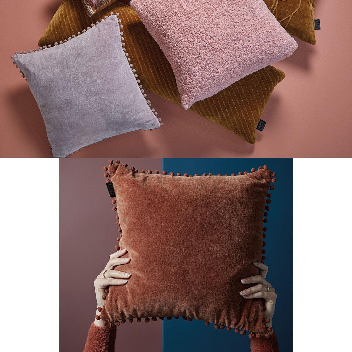 Bedding House Svenja Terracotta Filled Square Cushion - Harrogates