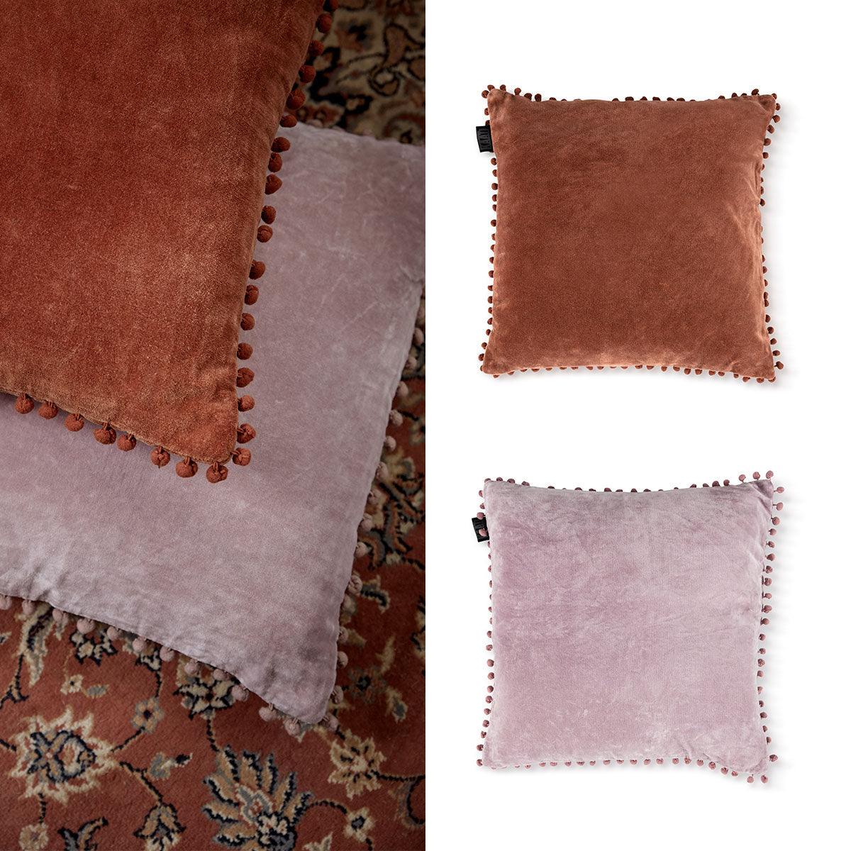 Bedding House Svenja Terracotta Filled Square Cushion - Harrogates