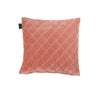 Bedding House Vercors Luxury Cotton Velvet Filled Square Cushion - Pink - Harrogates