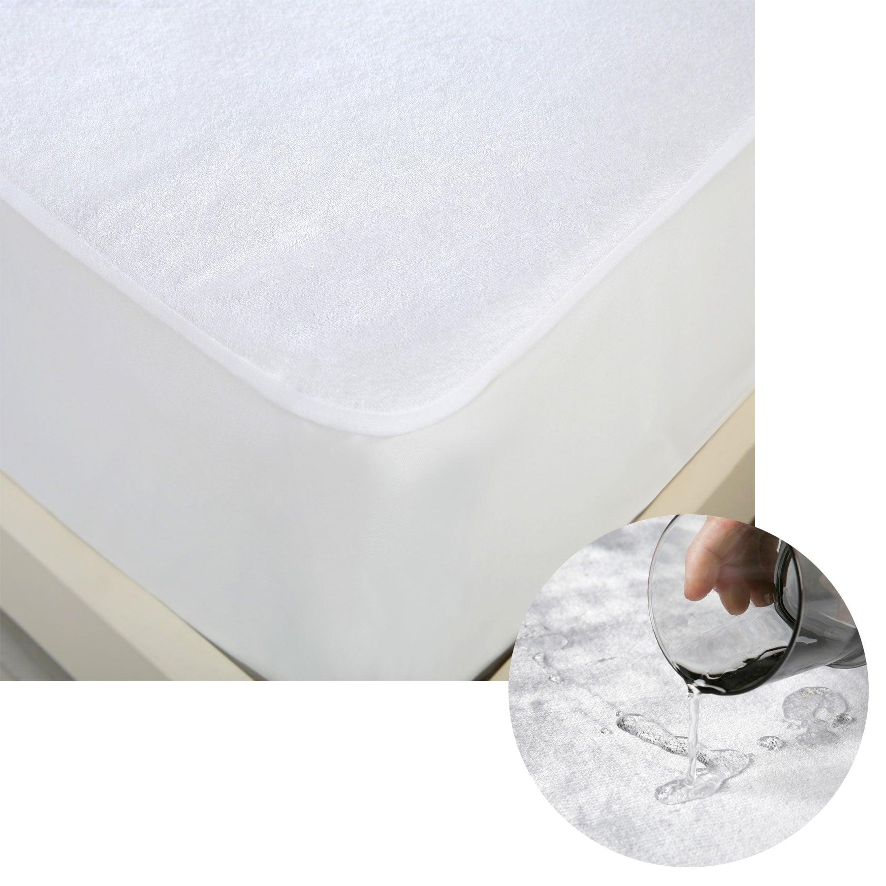 Accessorize Cotton Top Waterproof Mattress Protector King - Harrogates