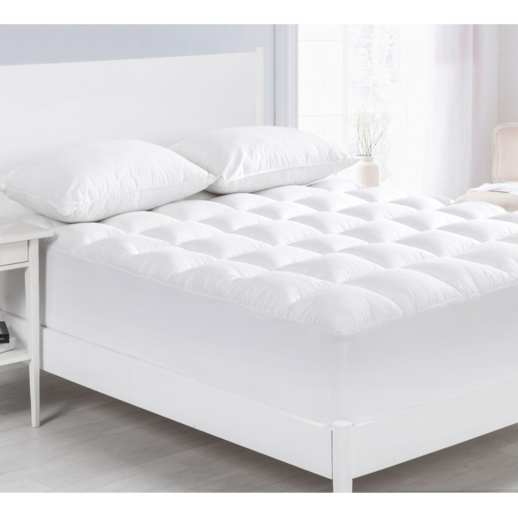 Cloudland 1000GSM Memory Resistant Microball Fill Mattress Topper King Single - Harrogates
