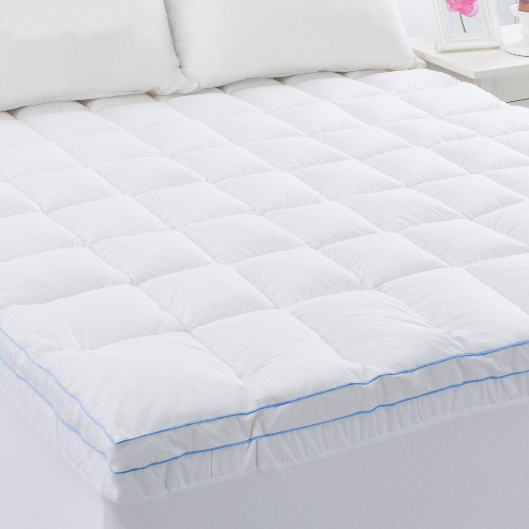 Cloudland 750GSM Memory Resistant Microball Fill Mattress Topper King - Harrogates