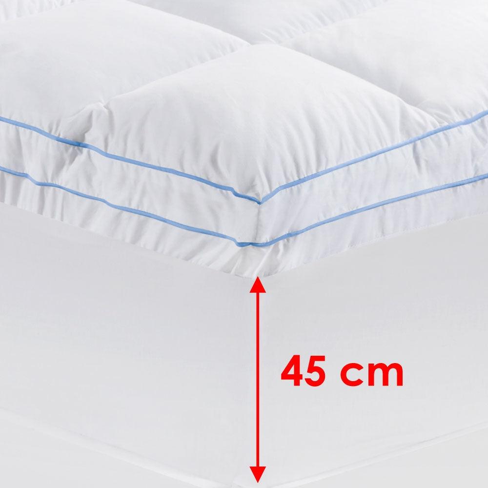 Cloudland 750GSM Memory Resistant Microball Fill Mattress Topper Queen - Harrogates
