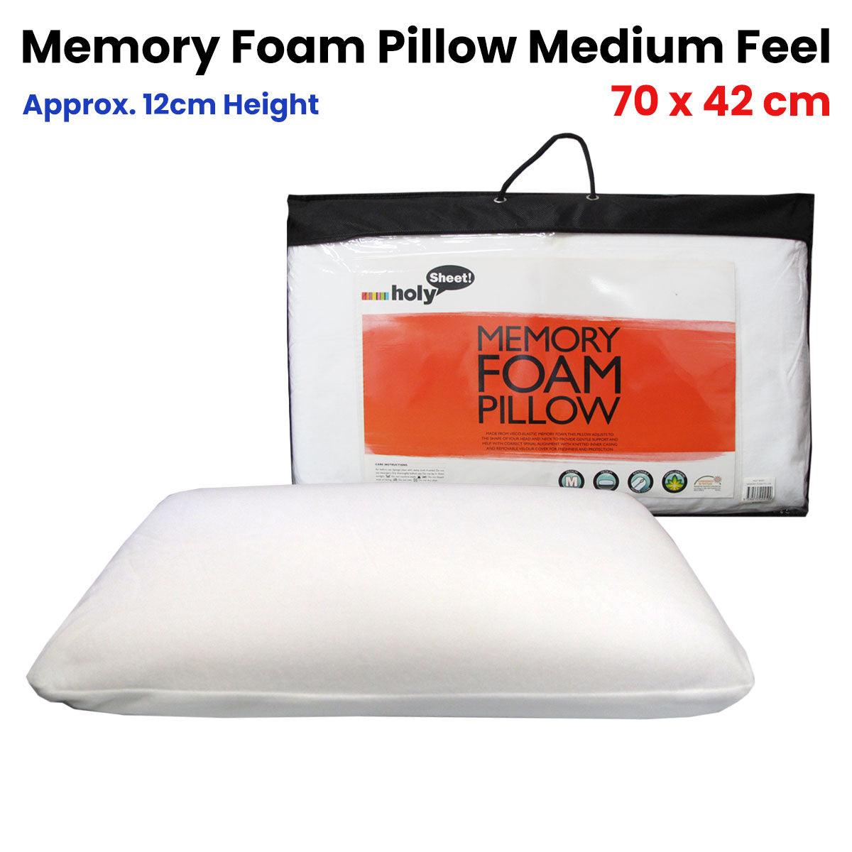 Memory Foam Pillow Medium Feel - Harrogates