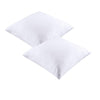 Vintage Design Homewares Pair of 100% Linen European Pillowcases White - Harrogates