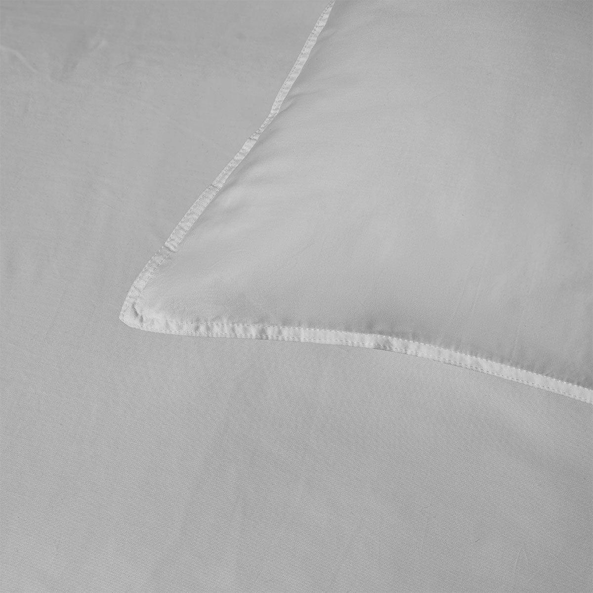 Accessorize Grey 400TC Grey Bamboo Cotton Double Stitched Quilt Cover Set Queen - Harrogates