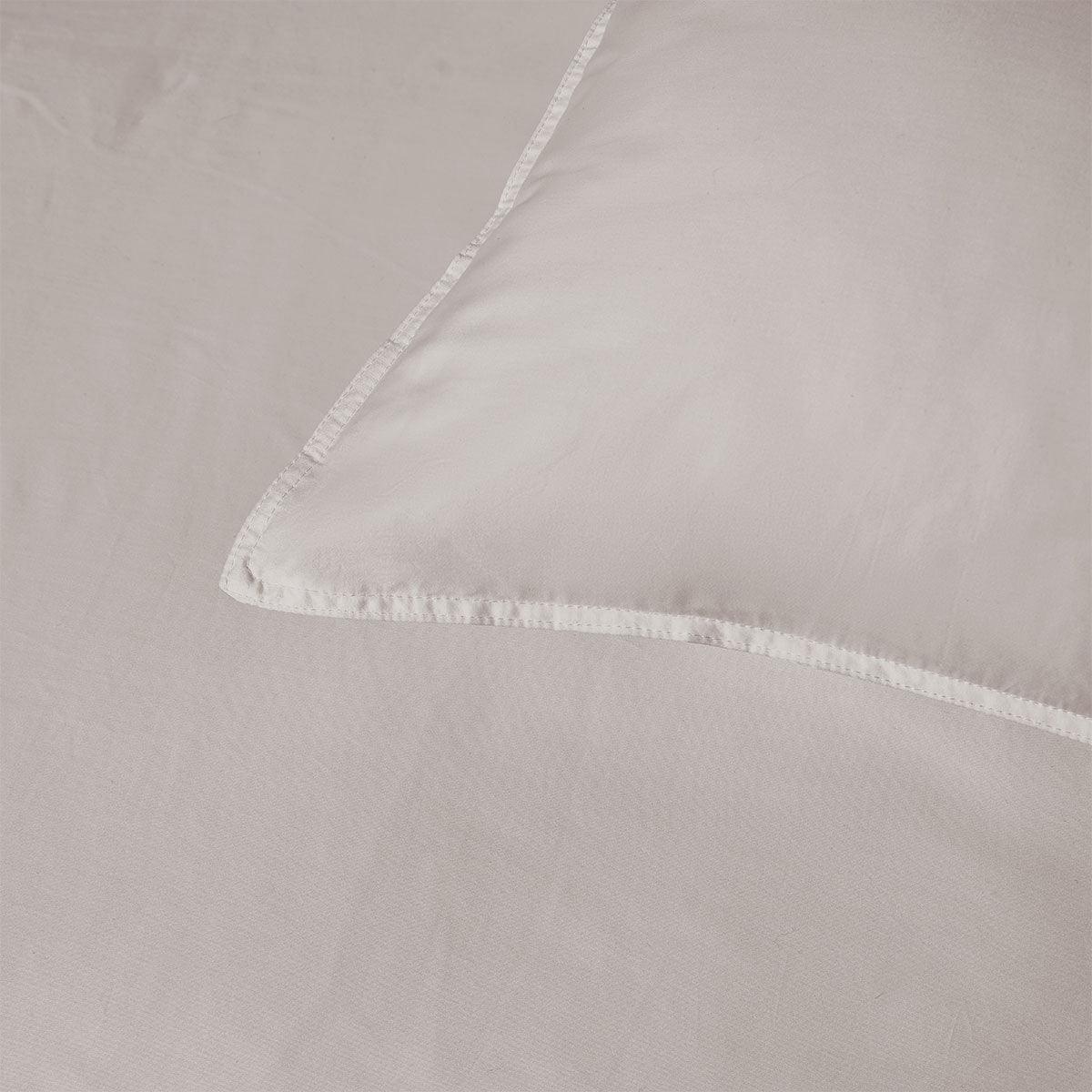 Accessorize Stone 400TC Stone Bamboo Cotton Double Stitched Quilt Cover Set Single - Harrogates