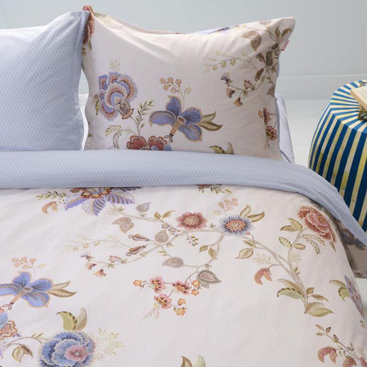 PIP Studio Cece Fiore White Cotton Quilt Cover Set King - Harrogates