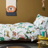 Bedding House Crazy Jungle Multi Cotton Quilt Cover Set Single - Harrogates