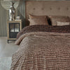 Riviera Maison Croco Brown Cotton Quilt Cover Set King - Harrogates