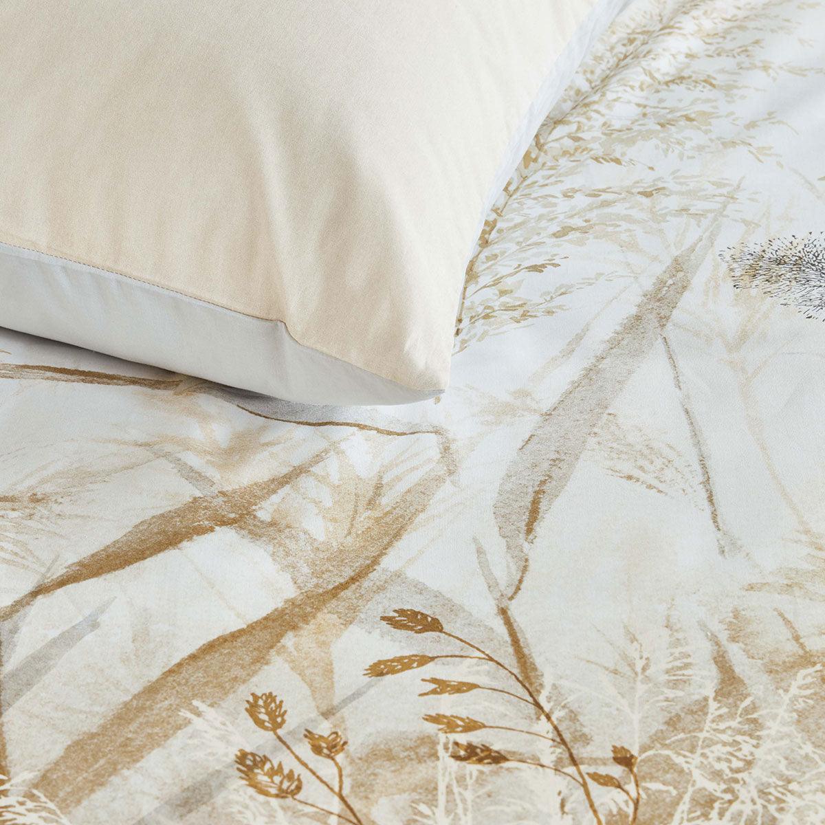 Bedding House Florine Sand Cotton Quilt Cover Set Queen - Harrogates