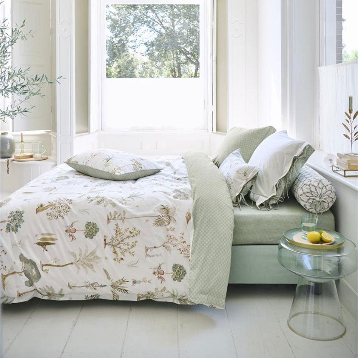 PIP Studio Giardini di Frutta White Cotton Quilt Cover Set Queen - Harrogates