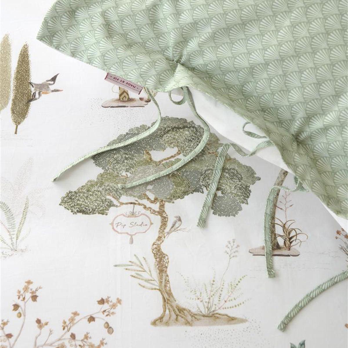 PIP Studio Giardini di Frutta White Cotton Quilt Cover Set Queen - Harrogates