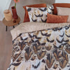 Bedding House Giselle Natural Cotton Sateen Quilt Cover Set King - Harrogates