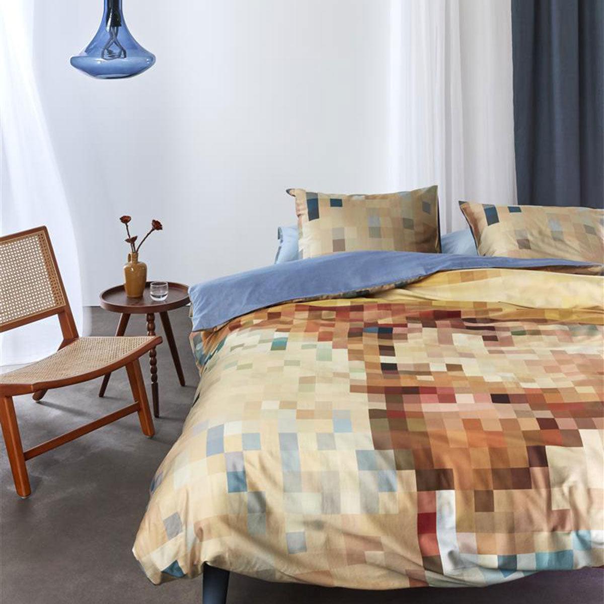 Bedding House Homage Multi Cotton Sateen Quilt Cover Set King - Harrogates
