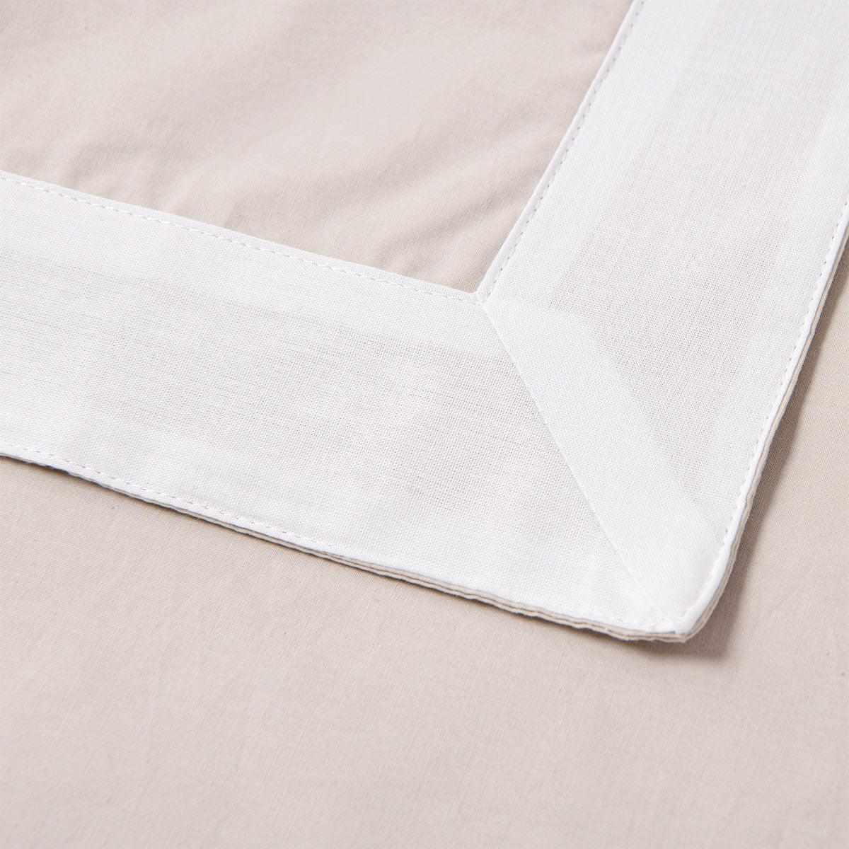 Accessorize White/Natural Tailored Hotel Deluxe Cotton Quilt Cover Set Super King - Harrogates