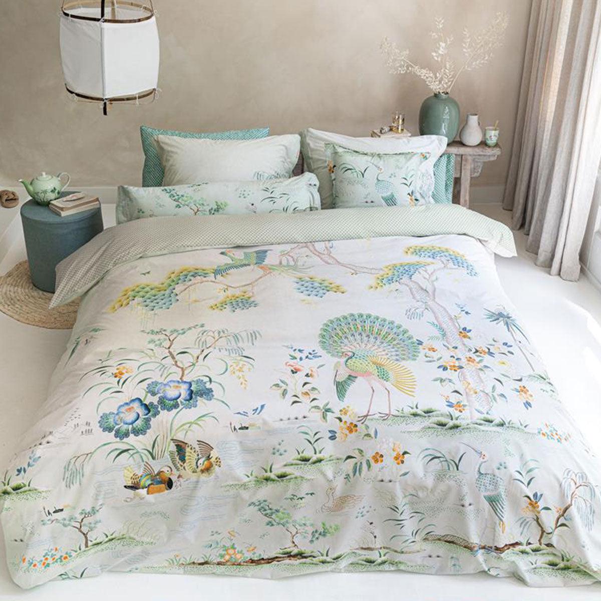 PIP Studio Japonica White Quilt Cover Set Queen - Harrogates