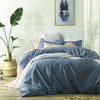 Accessorize Stonewashed Linen Cotton Quilt Cover Set Queen - Harrogates