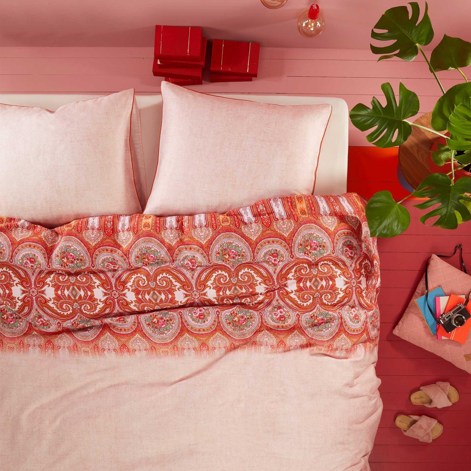 Oilily Paisley Pink Quilt Cover Set Queen - Harrogates