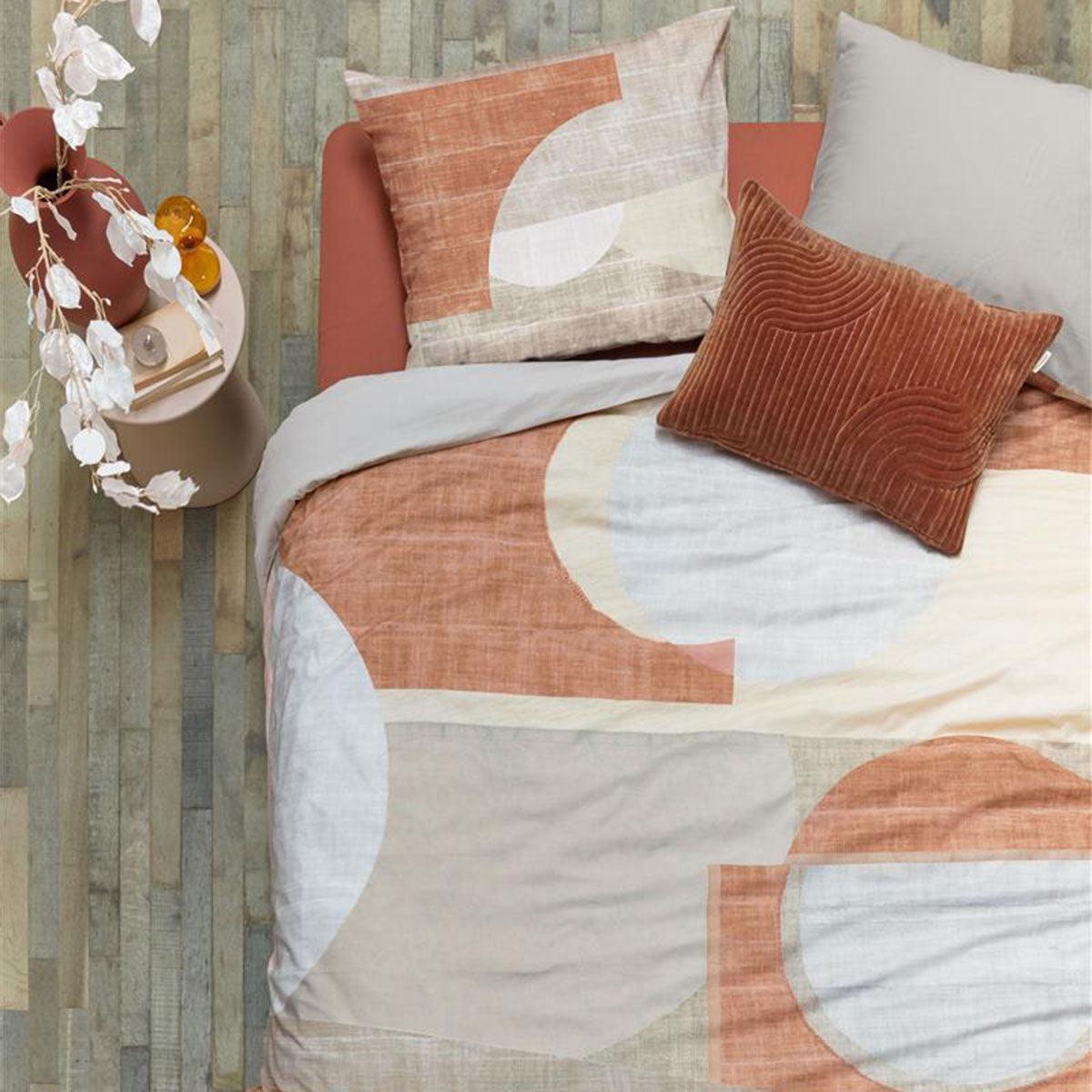 VTWonen Pale Colouring Natural Cotton Quilt Cover Set Queen - Harrogates