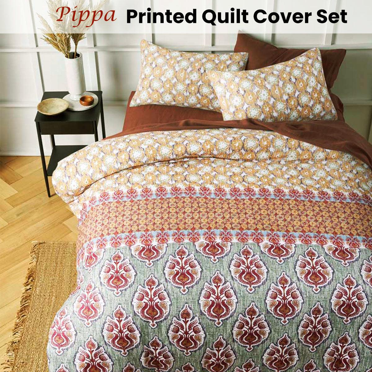Big Sleep Pippa Printed Quilt Cover Set Queen - Harrogates