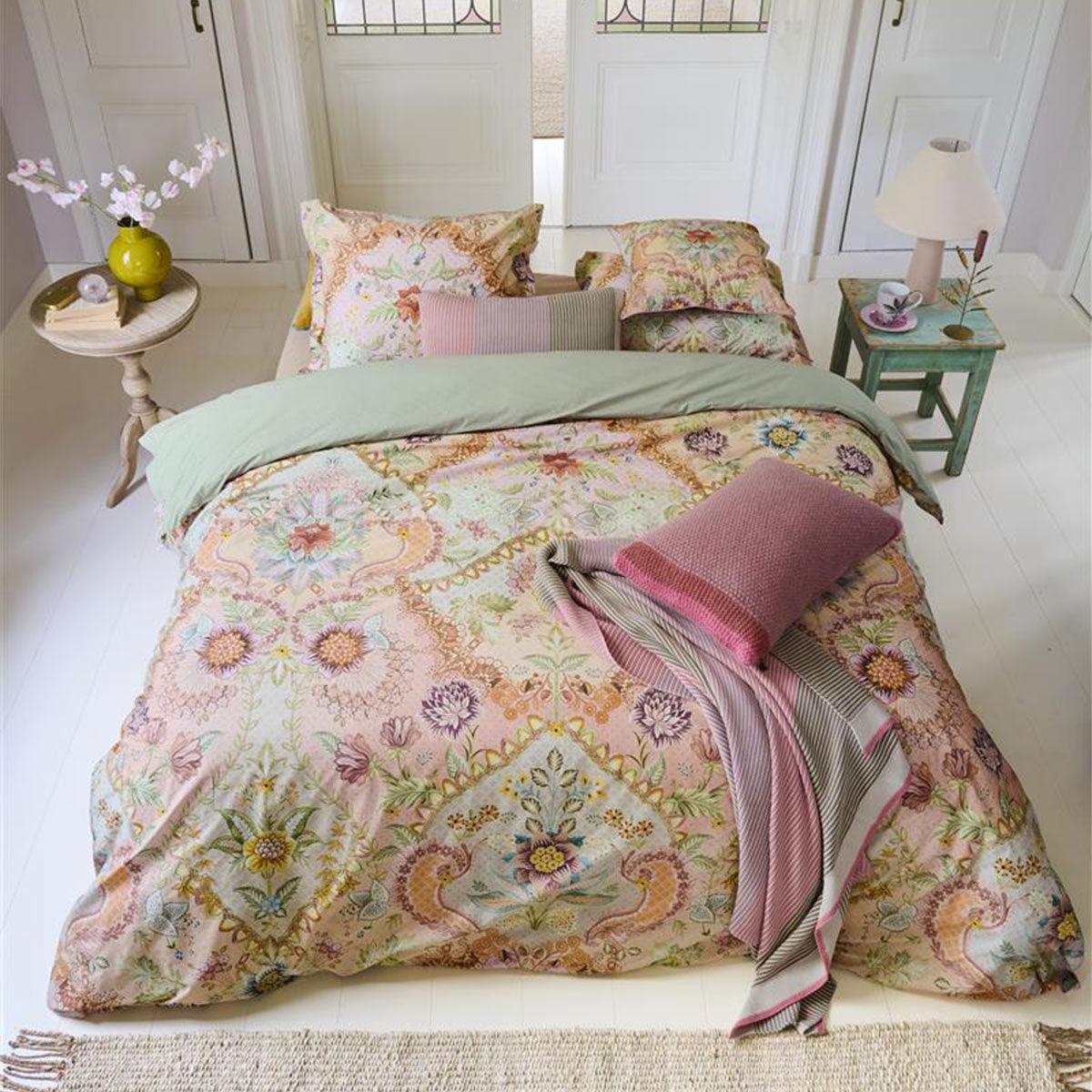 PIP Studio Saluti Grandi Pastel Cotton Quilt Cover Set Queen - Harrogates