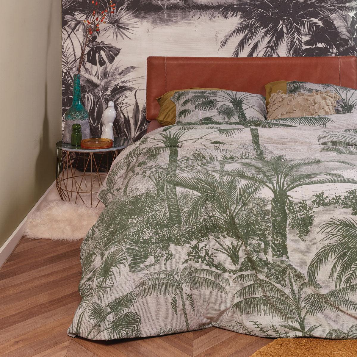At Home Tour du Monde Sand Cotton Quilt Cover Set King - Harrogates