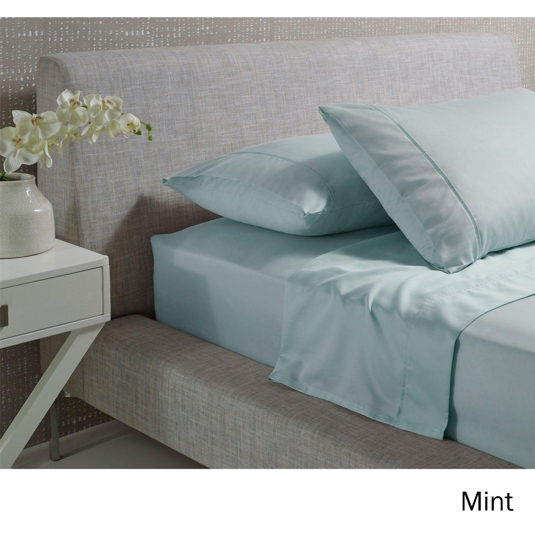Accessorize 1000TC Cotton Rich Sheet Set Mint King - Harrogates
