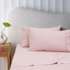 Accessorize 400TC Blush Bamboo Cotton Sheet Set 40cm Wall King - Harrogates